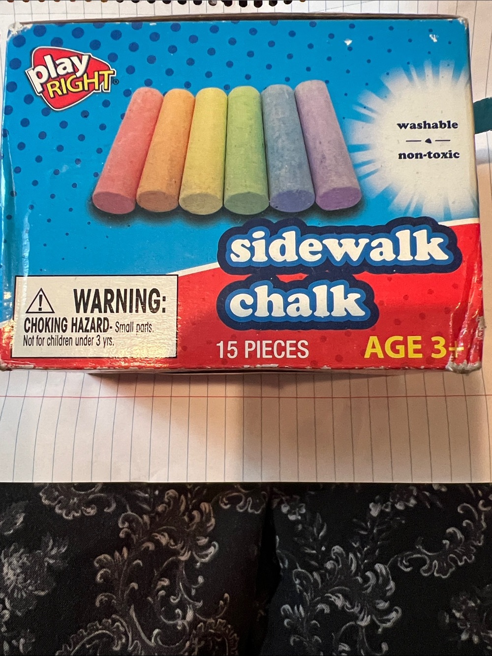 Sidewalk Chalk Set - Multicolor (15 Pieces)